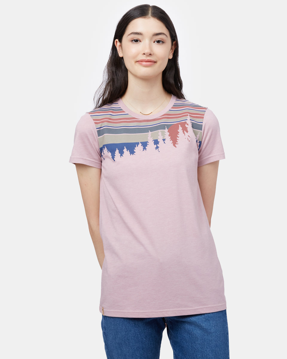 Tentree Retro Juniper T-Shirt - Orchid Pink Heather