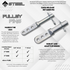Rack Pulley Pin - Fits 2" & 3" Racks With 5/8" or 1" Hole by F and F Steel