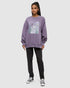 Tentree Women's Alpine Oversized Crew - Smokey Violet Grey Dawn