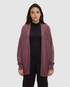 Tentree Women's Prairies Cardigan - Mauve Stone