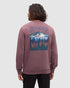 Tentree Men's Mountain Mirror Crew - Mauve Stone Meteorite Black