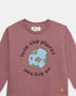 Tentree Kids Love the Planet Crew - Shaded Mauve Meteorite Black