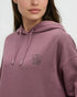 Tentree Women's Understory Oversized Hoodie - Mauve Stone Meteorite Black