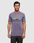 Tentree Men's Vintage Sunset T-Shirt - Smokey Violet Heather Ocean Air