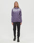Tentree Women's Juniper Zip Hoodie - Smokey Violet Heather White