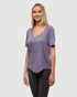 Tentree Women's TreeBlend Brackley T-Shirt - Smokey Violet Heather