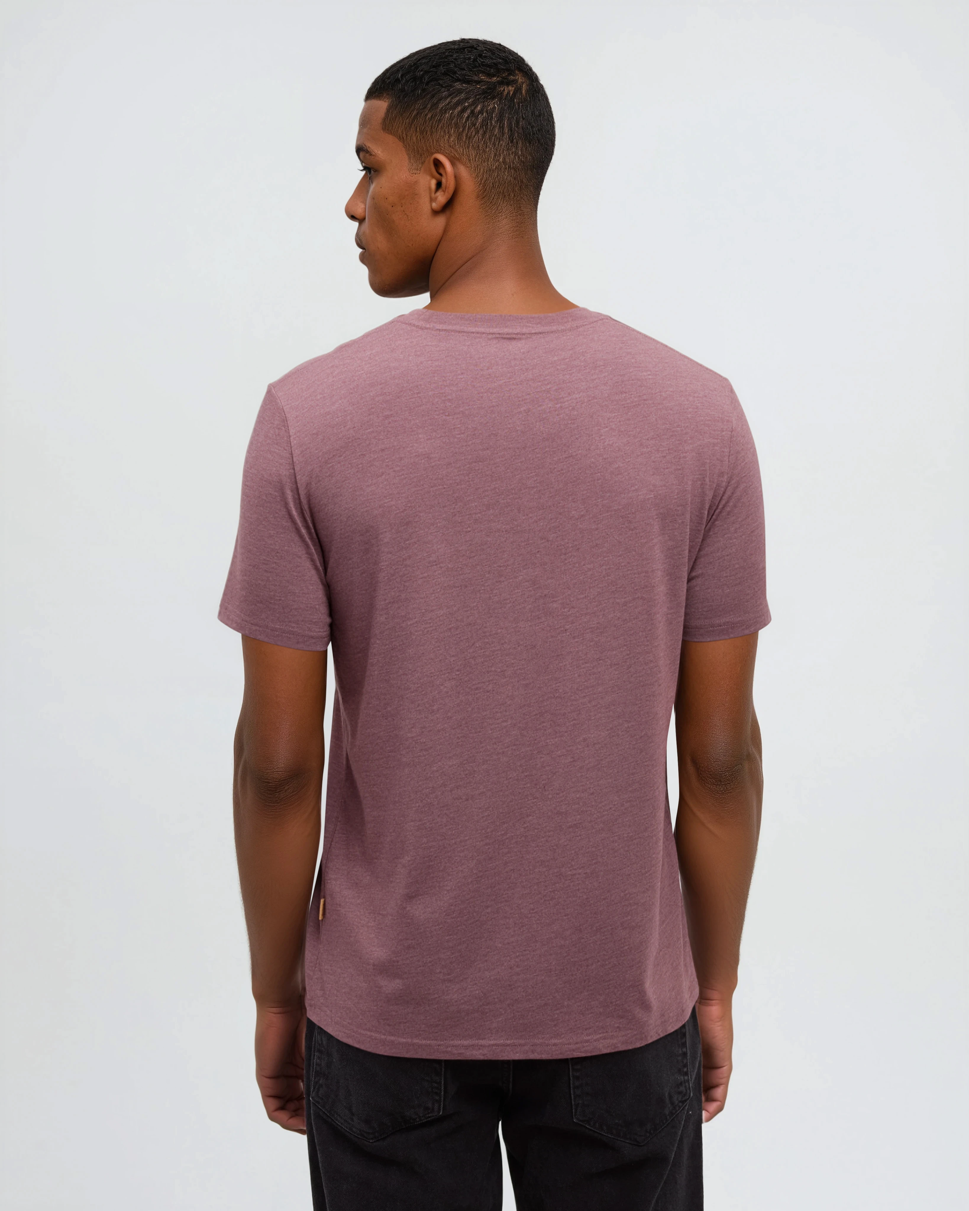 Tentree Men's TreeBlend Baker T-Shirt - Mauve Stone Heather