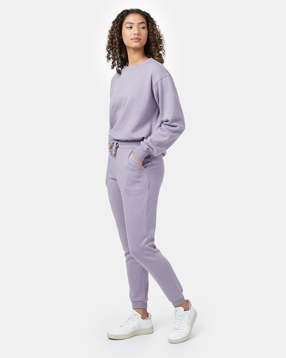 Tentree TreeFleece Bamone Sweatpant - Purple Ash