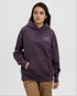 Tentree Women's Field Foliage Hoodie - Plum Royale Pale Oak