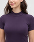 Tentree Women's Whitney Mockneck - Plum Royale