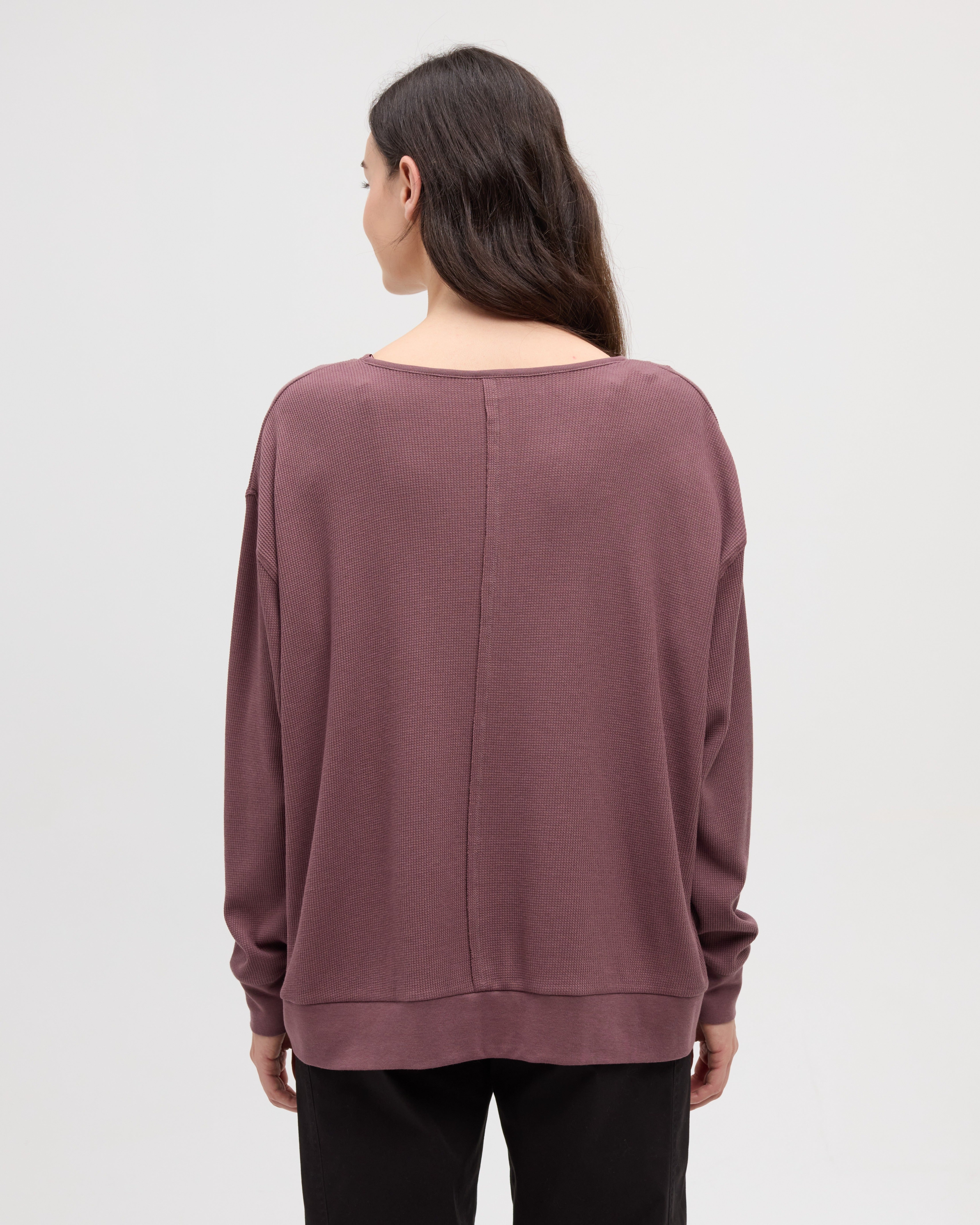 Tentree Women's Meyer Longsleeve - Mauve Stone