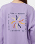 Tentree Women's Be Present Crew - Viola Baked Clay