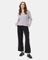 Tentree Women's Highline V-Neck Sweater - Purple Ash Heather