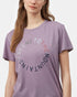 Tentree To The Mountains T-Shirt - Purple Ash Heather