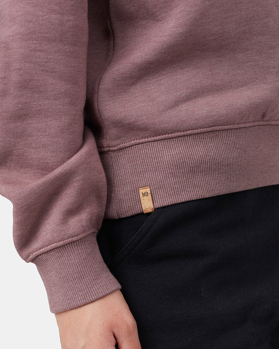 Tentree TreeFleece Crew - Twilight Mauve