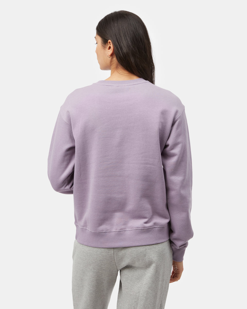 Tentree TreeFleece Crew - Purple Ash