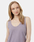 Tentree Double V Hemp Tank - Purple Ash Heather