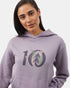 Tentree Women's Tropical Ten Hoodie - Purple Ash Heather