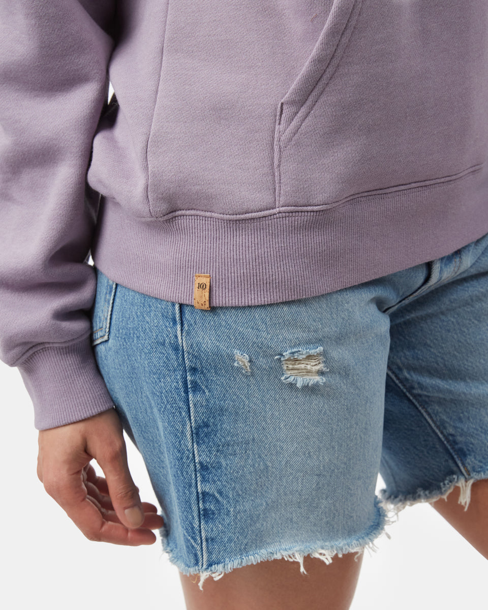 Tentree Women's Tropical Ten Hoodie - Purple Ash Heather