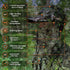 QuikCamo 3D Leafy Ball Cap with Front Face Mask – product view 8