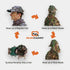 QuikCamo Fitted Hat with Rear Leafy Camo Face Mask – product view 7
