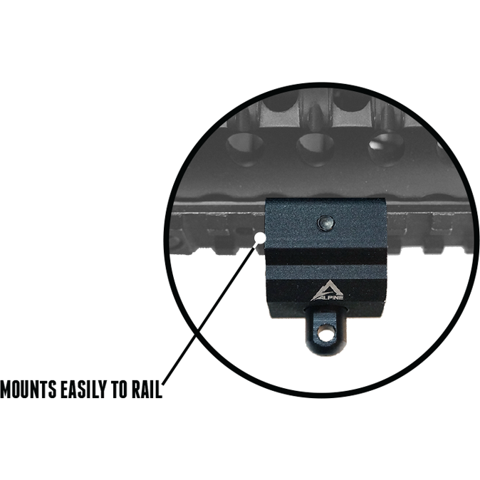 Alpine QD/QR Sling Rail Mount Adapter