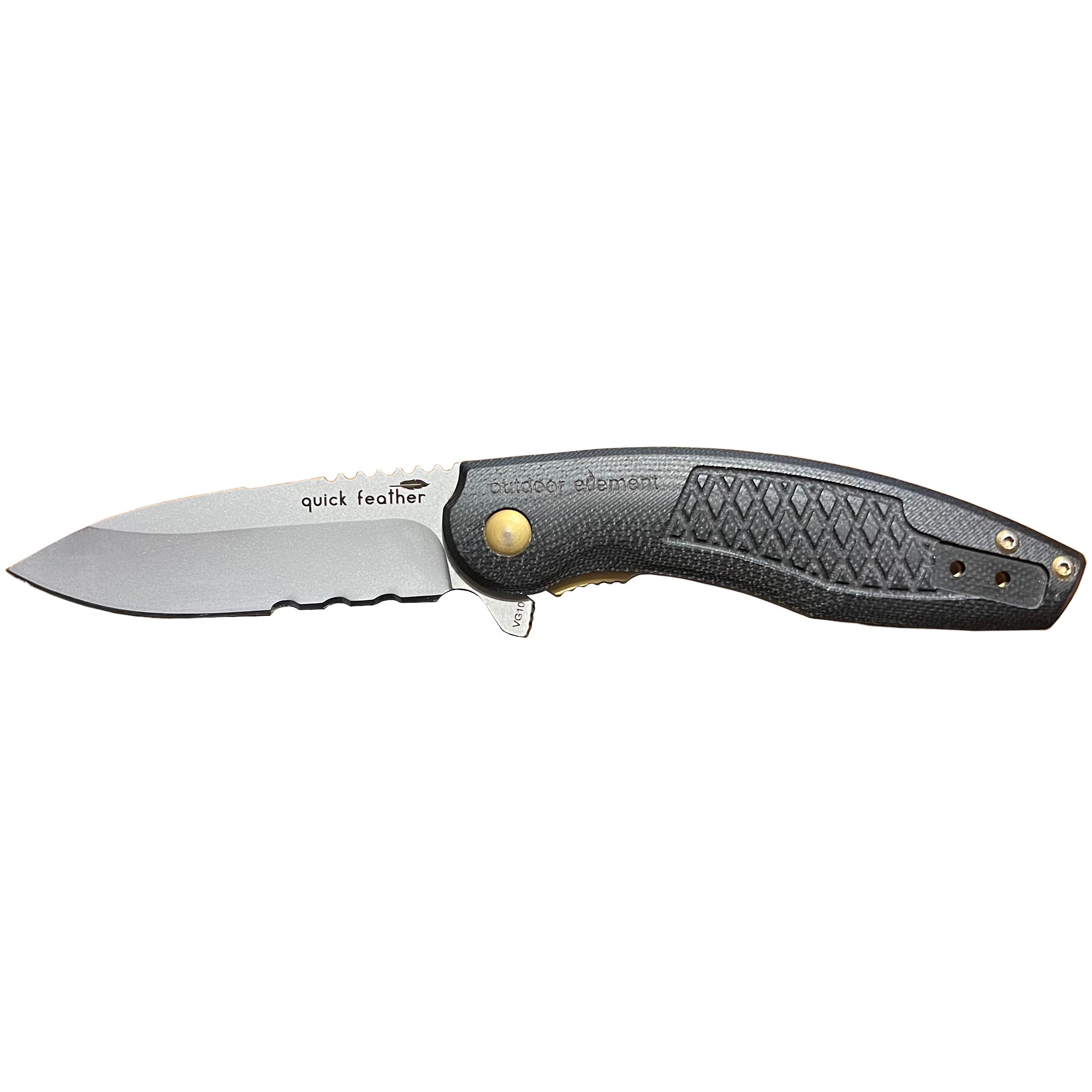 Outdoor Element Quick Feather Folding Knife