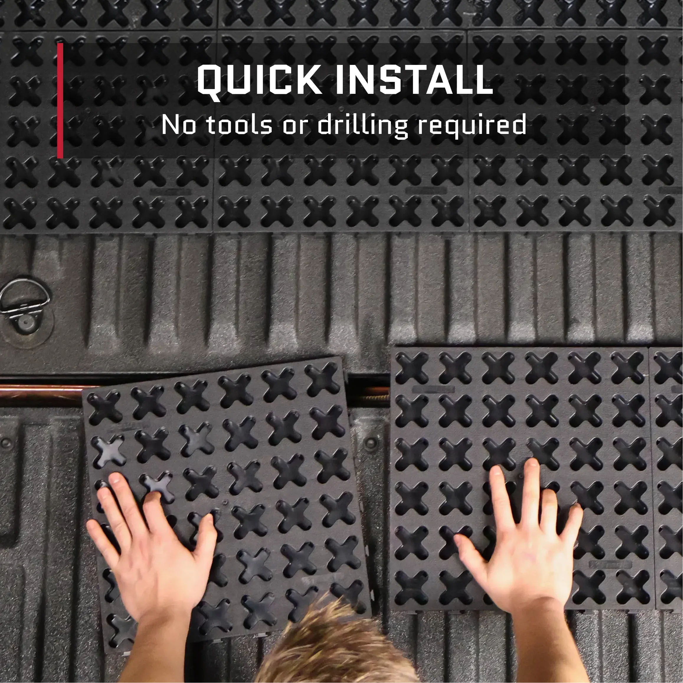 Tmat 76 x 50 in Truck Bed Organizer Kit – 6 ft–6 ft 5 in Beds