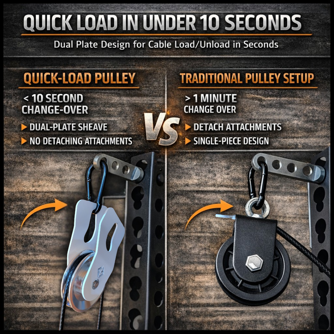 Quick Load Pulley by F and F Steel