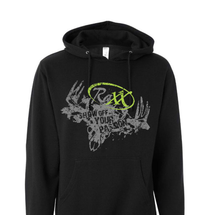 Raxx Black Hoodie — product view 1
