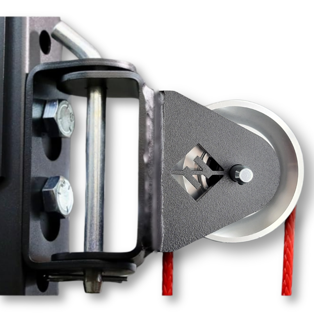 Rack Mounted Swivel Pulley by F and F Steel