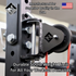 Rack Mounted Swivel Pulley by F and F Steel