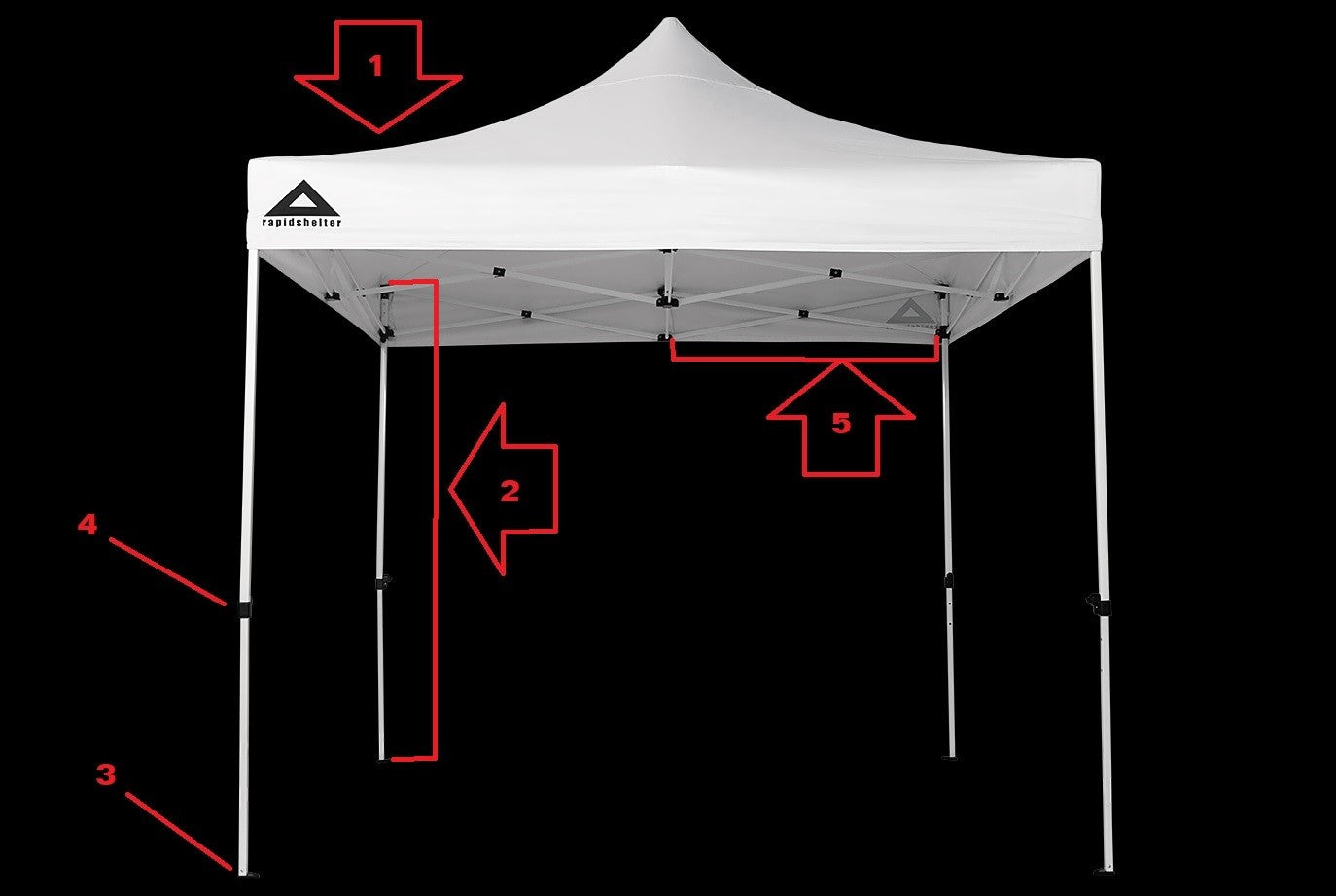 Caddis Sports Rapid Shelter Replacement Parts