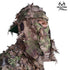 QuikCamo Fitted Hat with Rear Leafy Camo Face Mask – product view 11