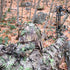 QuikCamo Fitted Hat with Rear Leafy Camo Face Mask – product view 9