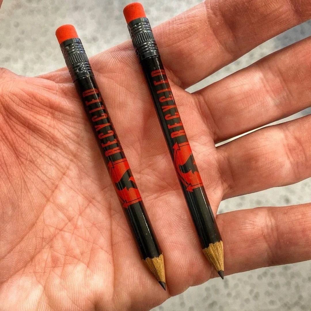 Recycled Firefighter Black Pencil — product view 2