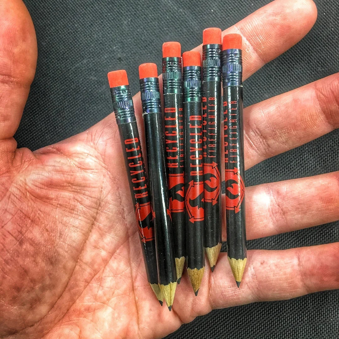 Recycled Firefighter Black Pencil — product view 5