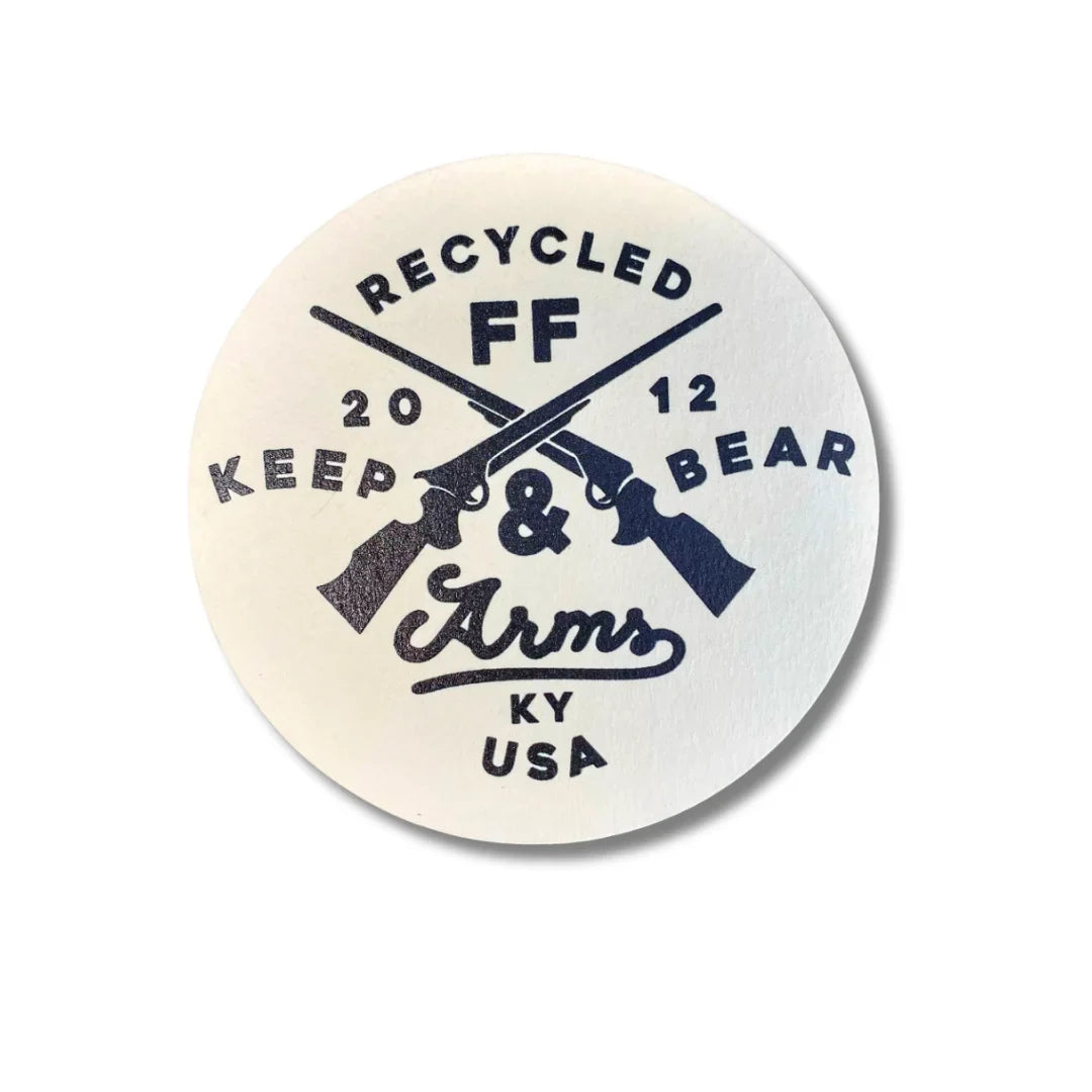 Recycled Firefighter Coaster — product view 2