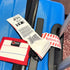 Recycled Firefighter Firehose Luggage Tag — product view 3