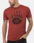 Tentree Men's Bear Claw T-Shirt - Spiced Apple Heather Meteorite Black