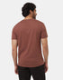 Tentree Men's Bear Claw T-Shirt - Mesa Red Heather Meteorite Black