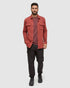 Tentree Men's Quilted Colville Overshirt - Crimson Heather