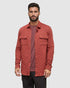 Tentree Men's Quilted Colville Overshirt - Crimson Heather