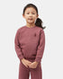 Tentree Kids Treefleece Golden Spruce Crew - Crushed Berry