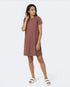 Tentree Women's TreeBlend T-Shirt Dress - Mesa Red