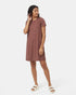 Tentree Women's TreeBlend T-Shirt Dress - Mesa Red