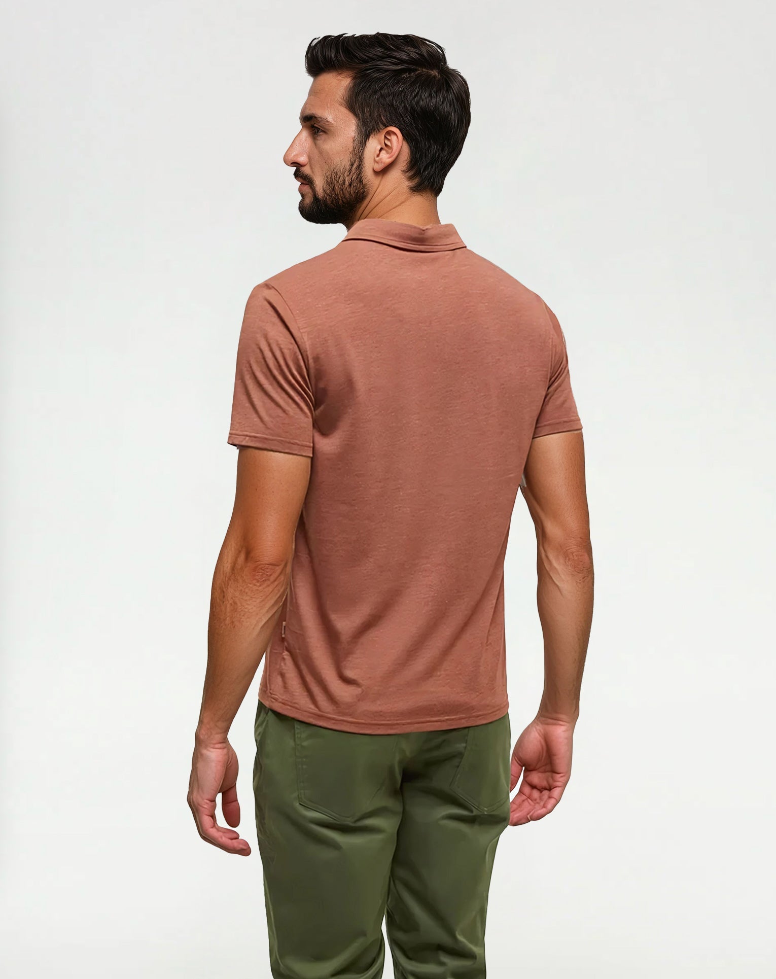 Tentree Men's Astir Polo - Sequoia Heather