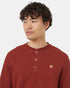 Tentree Men's TreeTerry Henley Crew - Spiced Apple
