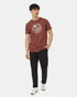 Tentree Men's Regenerative Cotton Crop Lines T-Shirt - Mesa Red Sugar Pine