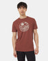 Tentree Men's Regenerative Cotton Crop Lines T-Shirt - Mesa Red Sugar Pine